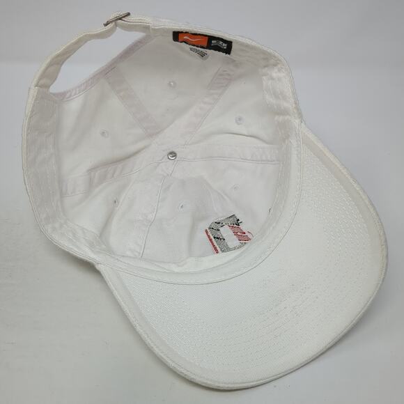 D Football Slideback Hat White One Size Embroidered Nike Heritage86 - Picture 7 of 10